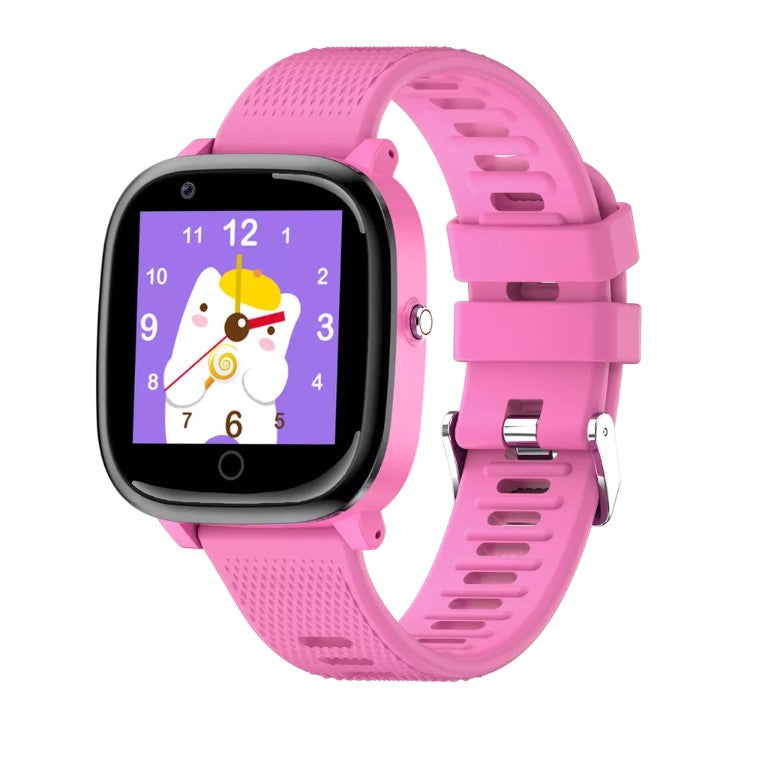 Smartwatch klocka för både barn & vuxna med 4G och GPS funktion rosa